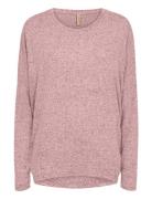 Sc-Biara Tops Knitwear Jumpers Pink Soyaconcept