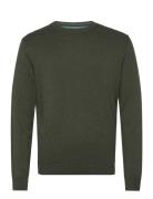 Basic Crewneck Knit Tops Knitwear Round Necks Green Tom Tailor