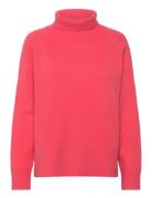 Sweater With High Neck - Comfy Knit Tops Knitwear Turtleneck Pink Cost...