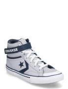 Pro Blaze Strap Hi Ghost Town/Navy/White Høye Sneakers Grey Converse