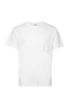 Sddurant Ss Tee Tops T-shirts Short-sleeved White Solid