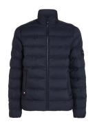 Mid Weight Stand Collar Jacket Tynn Jakke Navy Tommy Hilfiger