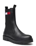 Tjw Long Chelsea Boot Shoes Chelsea Boots Black Tommy Hilfiger