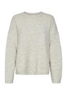 Vmgemma Ls O-Neck Knit Vma Noos Tops Knitwear Jumpers Beige Vero Moda