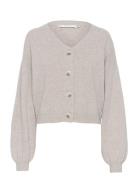 Manzigz Wool Cardigan Noos Tops Knitwear Cardigans Beige Gestuz