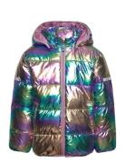 Puffer Jacket Small Kids Fôret Jakke Multi/patterned Lindex