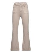 Flared Jeans With Pocket Bottoms Jeans Wide Jeans Cream Mango