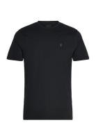 Brace Ss Crew Tops T-shirts Short-sleeved Black AllSaints