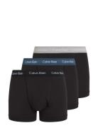 Trunk 3Pk Boksershorts Black Calvin Klein