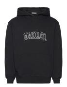 Nord Hooded Sweatshirt Tops Sweat-shirts & Hoodies Hoodies Black Makia