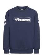 Hmlbox Sweatshirt Sport Sweat-shirts & Hoodies Sweat-shirts Blue Humme...