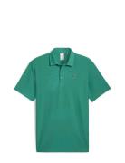 Puma X Ptc Jacquard Polo Sport Polos Short-sleeved Green PUMA Golf