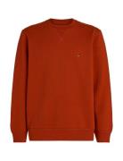 Essential Fleece Crewneck Tops Sweat-shirts & Hoodies Sweat-shirts Ora...