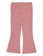 Striped Flare Pant Bottoms Trousers Red Copenhagen Colors