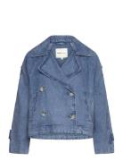 Short Denim Trench Dongerijakke Denimjakke Blue Tom Tailor