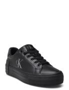 Vulc Flatform Low Mg Lth Lave Sneakers Black Calvin Klein