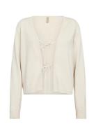 Sc-Dollie Tops Knitwear Cardigans Cream Soyaconcept