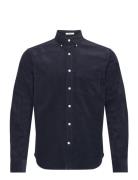 Reg Ut Corduroy Shirt Tops Shirts Casual Navy GANT