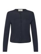 Cardigans Long Sleeve Tops Knitwear Cardigans Navy Marc O'Polo