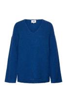 Nessia Knitted Sweater Tops Knitwear Jumpers Blue Twist & Tango