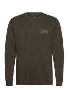 Ls Med Woblly Lee Tops Sweat-shirts & Hoodies Sweat-shirts Green Lee J...