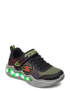 Boys S-Lights Erupters Iv Lave Sneakers Black Skechers