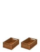 Weston Storage Box S 2-Pack Home Kids Decor Storage Storage Boxes Brow...