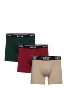 Boxerbr 3P Power Boksershorts Beige BOSS