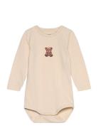 Nbnnicky Ls Body Bodies Long-sleeved Beige Name It