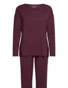 Timeless Sensuality Pk Lsl Pyjamas Burgundy Triumph