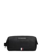 Th Business Pu Washbag Toalettveske Black Tommy Hilfiger