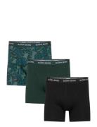 Cotton Stretch Boxer 3P Boksershorts Green Björn Borg