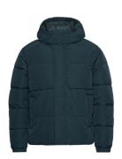 Jjebradley Puffer Hood Sn Fôret Jakke Blue Jack & J S