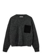 Mmalila Mohair Knit Tops Knitwear Jumpers Black MOS MOSH