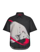 Ebull_Rb Designers Shirts Short-sleeved Black HUGO