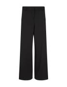 Sc-Daniela Bottoms Trousers Wide Leg Black Soyaconcept