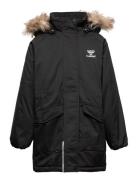 Hmlroot Tex Jacket Parkas Jakke Black Hummel