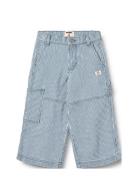 Trousers Noppo Bottoms Blue Wheat