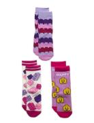 Lwalya 603 - 3-Pack Socks Socks & Tights Socks Pink LEGO Kidswear