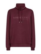 Sc-Banu Tops Sweat-shirts & Hoodies Sweat-shirts Burgundy Soyaconcept