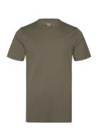 Hco. Guys Knits Tops T-shirts Short-sleeved Green Hollister