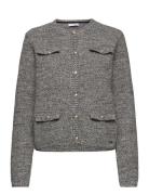 Jacket Lumi Knitted Tops Knitwear Cardigans Grey Lindex