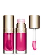 Lip Comfort Oil 02 Rasberry Lipgloss Sminke Pink Clarins