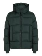 Hooded Quilt Puffer Mw Ullfrakk Frakk Green Calvin Klein