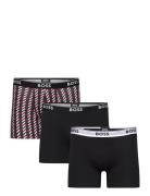 Boxerbr 3P Power Des Boksershorts Black BOSS