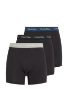 Boxer Brief 3Pk Boksershorts Black Calvin Klein