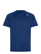 Motion Tee Sport T-shirts Short-sleeved Blue 2XU