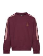 Hmlaudrey Sweatshirt Tops Sweat-shirts & Hoodies Sweat-shirts Burgundy...