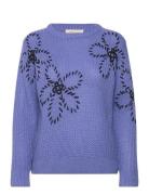 Fqcox-Pullover Tops Knitwear Jumpers Blue FREE/QUENT