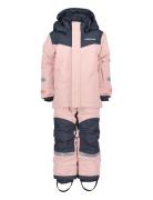 Skare Kids Set Sport Coveralls Snow-ski Coveralls & Sets Pink Didrikso...